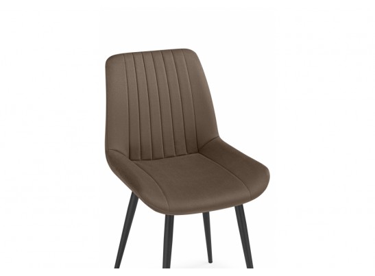 Стул на металлокаркасе Седа коричневый (zd 233) / черный в Каменске-Уральском