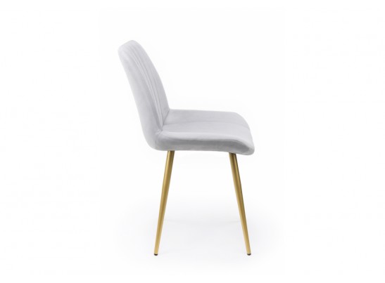 Стул на металлокаркасе Седа светло-серый (zd 960) / золотой в Каменске-Уральском