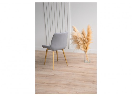 Стул на металлокаркасе Седа светло-серый (zd 960) / золотой в Каменске-Уральском