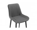 Стул на металлокаркасе Седа К темно-серый / черный в Каменске-Уральском