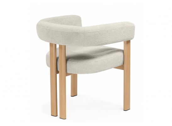 Стул на металлокаркасе Selma бежевый / бук в Каменске-Уральском