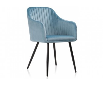 Стул на металлокаркасе Slam синий