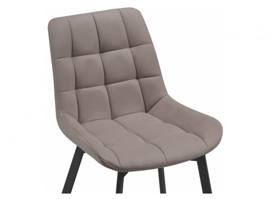 Стул на металлокаркасе Стронг латте / черный в Каменске-Уральском