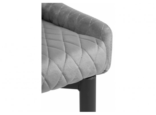 Стул на металлокаркасе Teo light gray / black в Каменске-Уральском