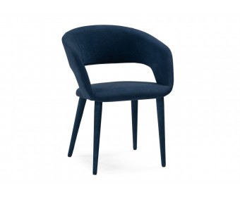 Стул на металлокаркасе Торган с чехлом катания дарк блю