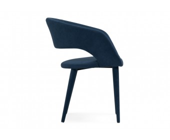 Стул на металлокаркасе Торган с чехлом катания дарк блю