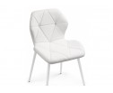 Стул на металлокаркасе Вальд экокожа белый / белый глянец в Каменске-Уральском