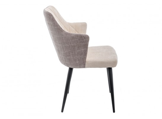 Стул Velen dark brown / beige fabric в Каменске-Уральском