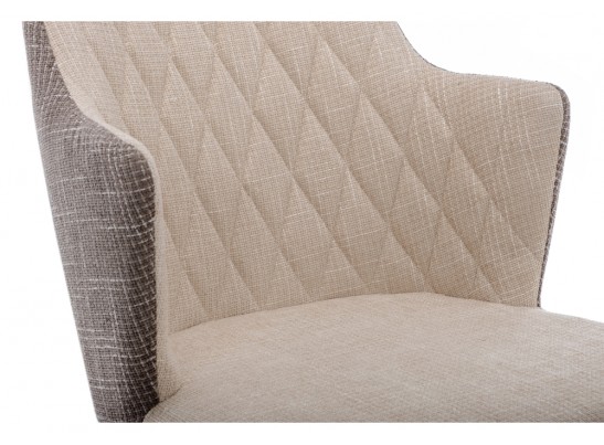 Стул Velen dark brown / beige fabric в Каменске-Уральском