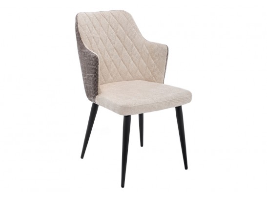 Стул Velen dark brown / beige fabric в Каменске-Уральском