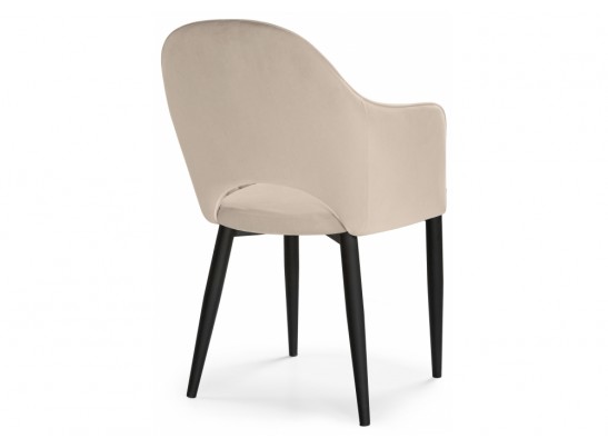 Стул на металлокаркасе Vener black / beige в Каменске-Уральском