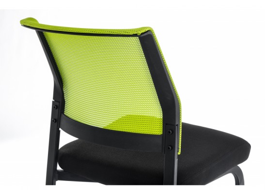 Стул Zola черный / зеленый в Каменске-Уральском