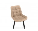 Стулья на металлокаркасе Челси 360 бежевый (ZD 210) / черный