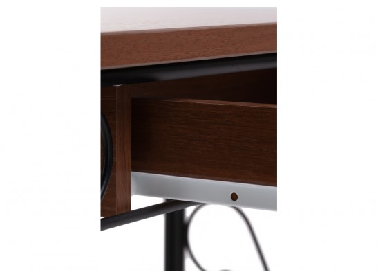 Туалетный столик Клео 3 черный / орех в Каменске-Уральском