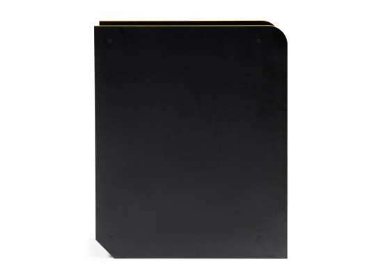 Тумба Ханна 33х50х60 черная / желтая в Каменске-Уральском