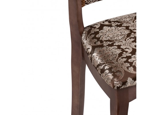 Деревянный стул Фабиано шоколад / орех