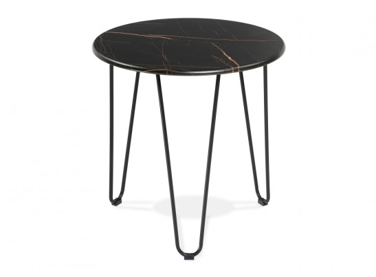 Журнальный столик Шани кварц черный / черный в Каменске-Уральском