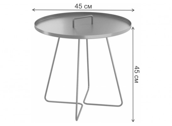 Журнальный столик Sheffilton SHT-CT42 черный муар в Каменске-Уральском