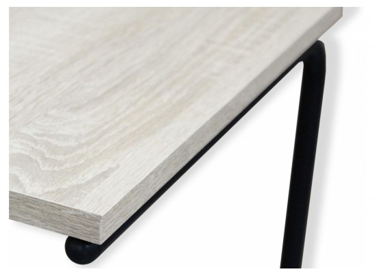 Журнальный столик SHT-CT9 дуб беленый / черный муар в Каменске-Уральском