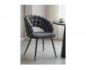Стул на металлокаркасе Ball dark gray / black в Каменске-Уральском