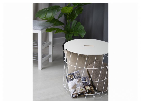 Журнальный столик Sheffilton SHT-CT41 мисандея / белый муар в Каменске-Уральском