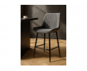 Полубарный стул Вейв темно-серый / черный в Каменске-Уральском