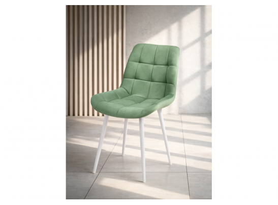 Стул на металлокаркасе Челси 360 К фисташковый (zd 651) / белый в Каменске-Уральском