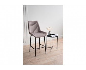 Полубарный стул Седа 360 латте (zd 290) / черный