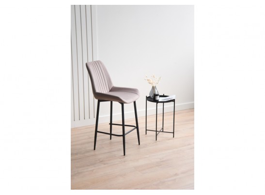 Полубарный стул Седа 360 латте (zd 290) / черный в Каменске-Уральском