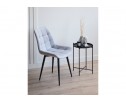 Стул на металлокаркасе Челси 360 К светло-серый (zd 960) / черный в Каменске-Уральском