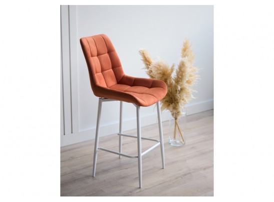 Полубарный стул Челси 360 терракотовый (zd 432) / белый в Каменске-Уральском