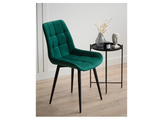 Стул на металлокаркасе Челси К зеленый (zd 667) / черный в Каменске-Уральском