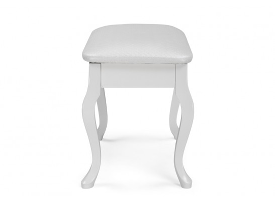 Банкетка Лусте белый / кожзам белый пунто в Каменске-Уральском