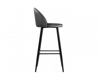 Барный стул Dodo 1 dark grey with edging / black
