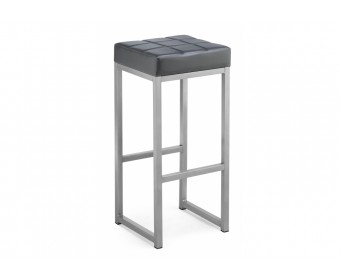 Барный стул Khurkroks серый полимер / светлый мусс