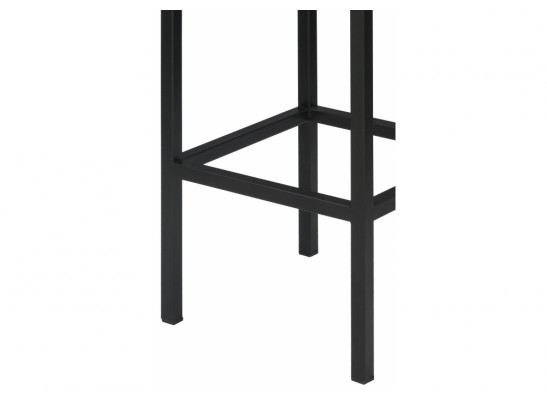 Барный стул Лофт ткань катания черный / черный матовы в Каменске-Уральском