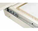 Деревянный стол Альфред 110(160)х110х80 слоновая кость в Каменске-Уральском