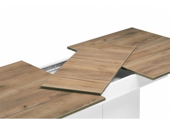 Деревянный стол Carla белый / крафт золотой в Каменске-Уральском