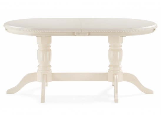 Деревянный стол Эвклаз овальный бежевый в Каменске-Уральском