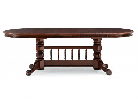 Деревянный стол Кантри 200(280)х107х79 орех / коричневая патина в Каменске-Уральском