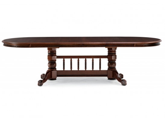 Деревянный стол Кантри 200(280)х107х79 орех / коричневая патина в Каменске-Уральском