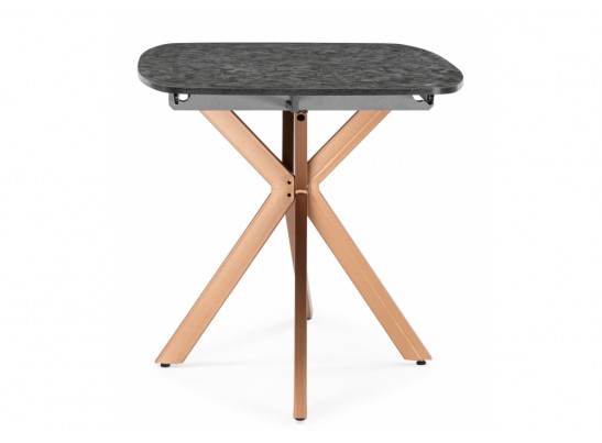 Деревянный стол Кортез 116(160)x77 раздвижной малави / медь