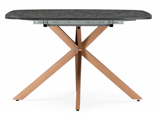 Деревянный стол Кортез 116(160)x77 раздвижной малави / медь