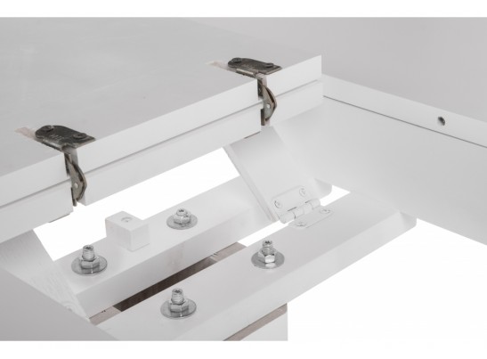 Деревянный стол Павия круглый белый в Каменске-Уральском