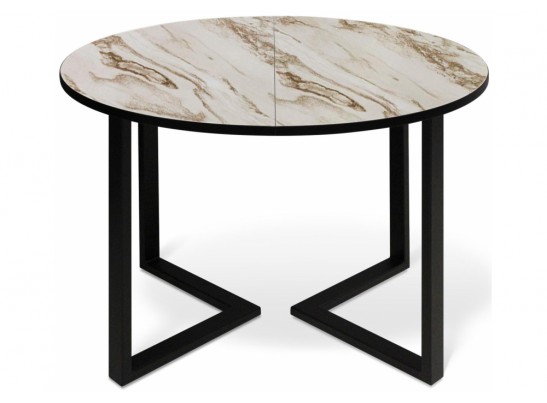 Деревянный стол SHT-T41/100-140 браун cтоун / черный в Каменске-Уральском