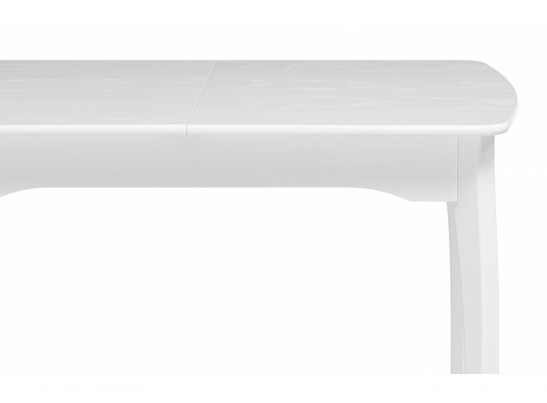 Деревянный стол Терзот прямоугольный 100(130)х70х76 белый в Каменске-Уральском