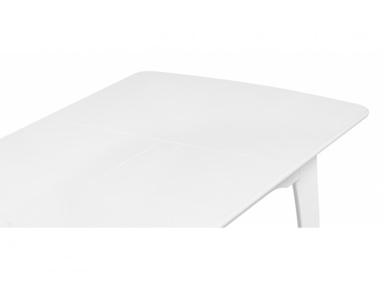 Деревянный стол Терзот прямоугольный 100(130)х70х76 белый в Каменске-Уральском