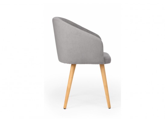 Деревянный стул Монер темно-серый (glory 20) / светлое дерево в Каменске-Уральском