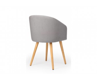 Деревянный стул Монер темно-серый (glory 20) / светлое дерево