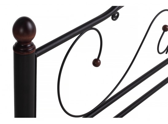 Двуспальная кровать Мэри 2 160х200 черная в Каменске-Уральском